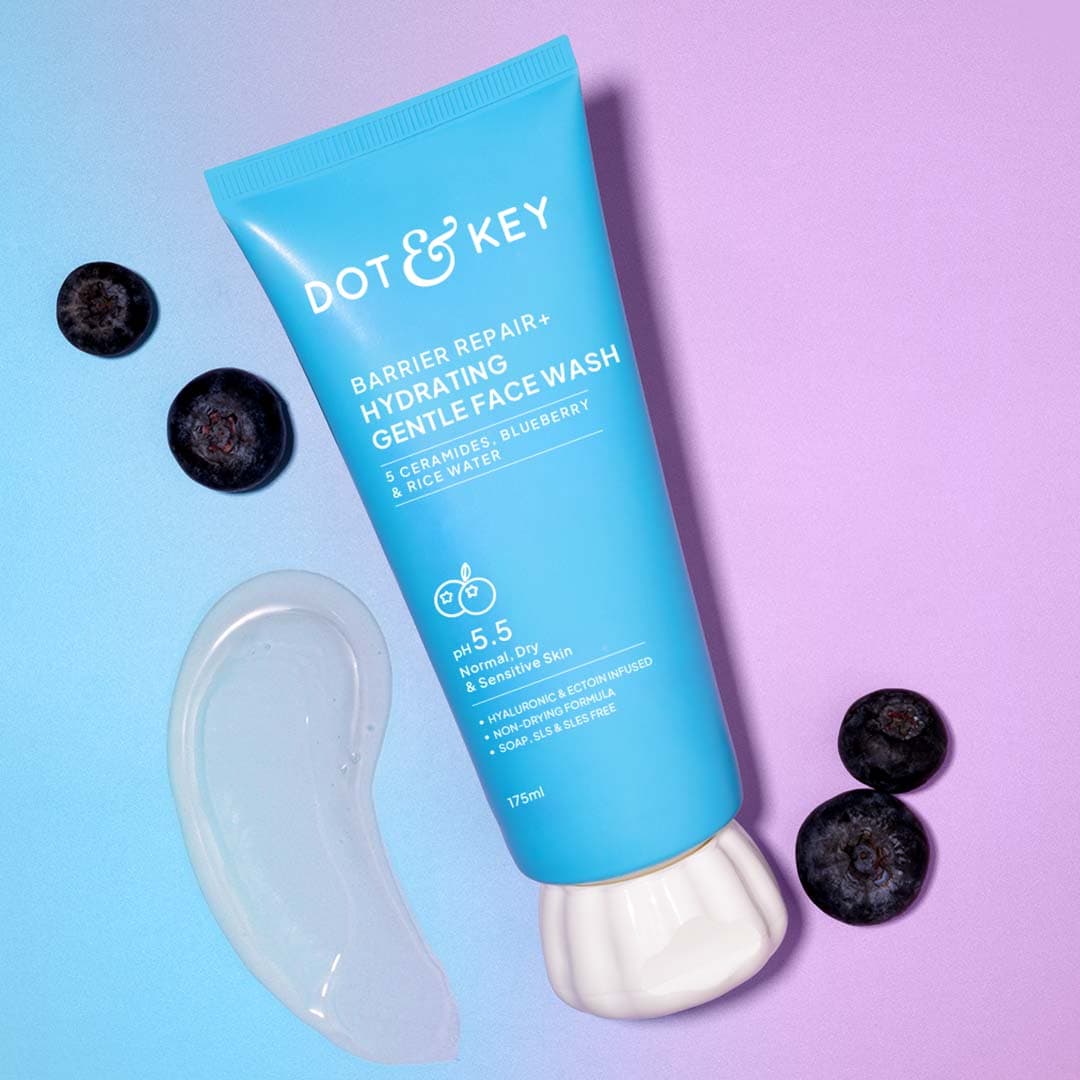 Dot & Key Barrier Repair Gentle Hydrating Face Wash bottle product packaging