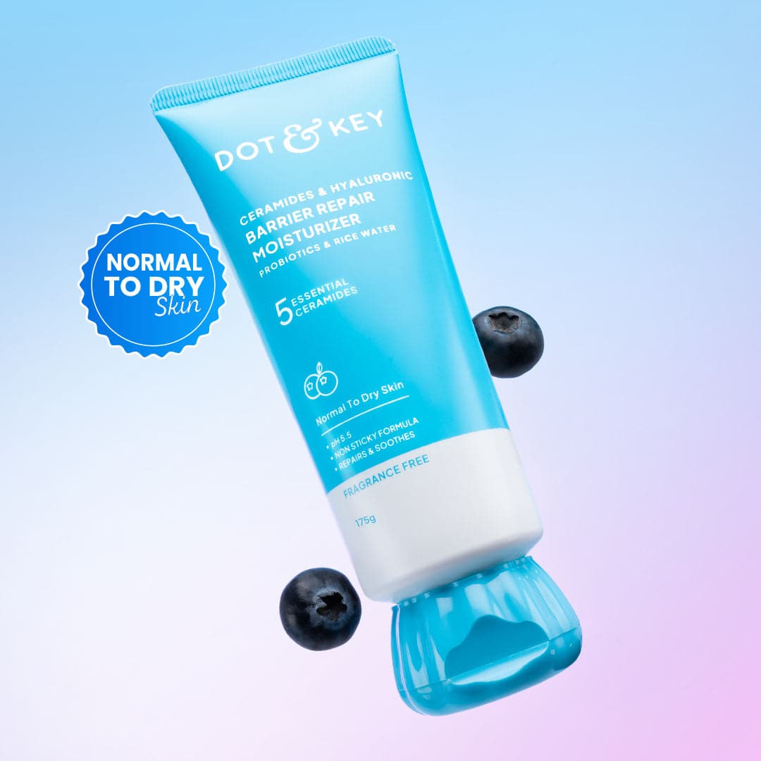 Dot & Key Barrier Repair Moisturizer with Hyaluronic Acid and Ceramides jar product packaging