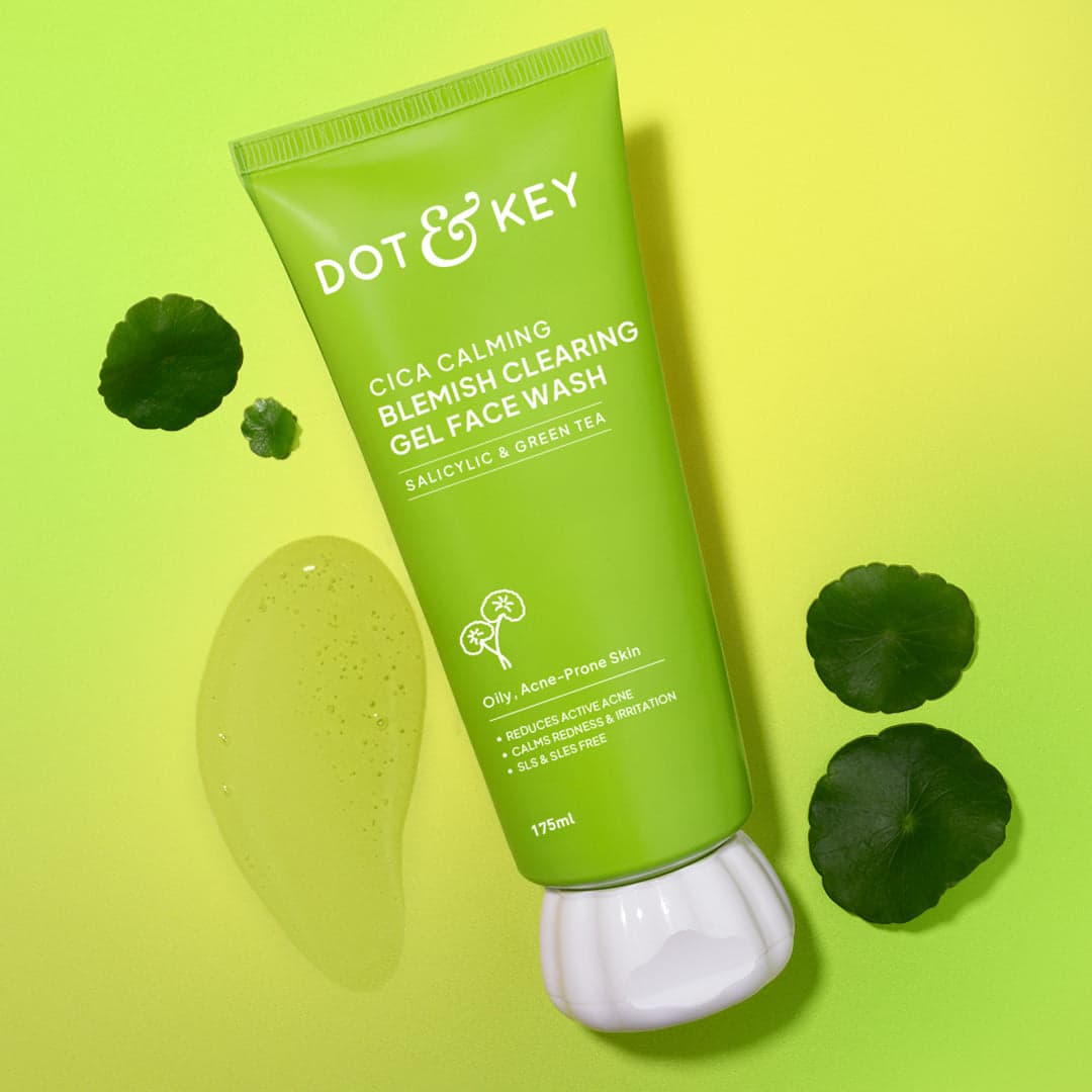 Dot & Key Cica + Salicylic Acid Face Wash for Oily Skin bottle product packaging