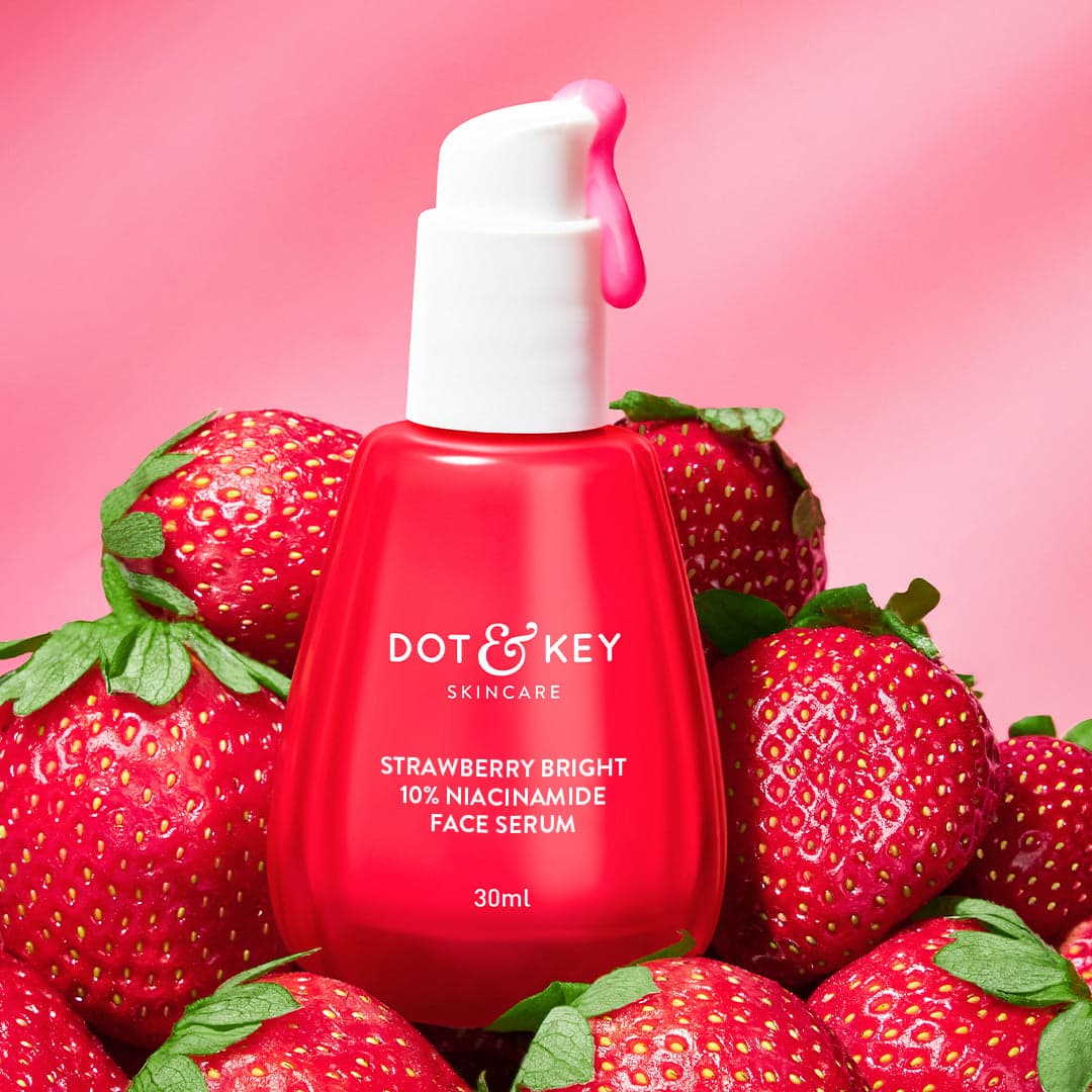 Dot & Key Strawberry Bright 10% Niacinamide Face Serum bottle product packaging
