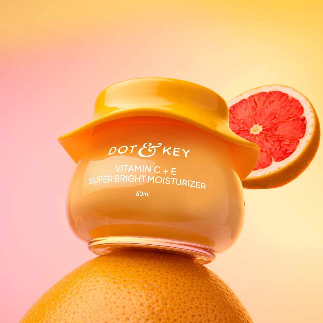 Dot & Key Vitamin C + E Super Bright Gel Moisturizer for Face tube product packaging
