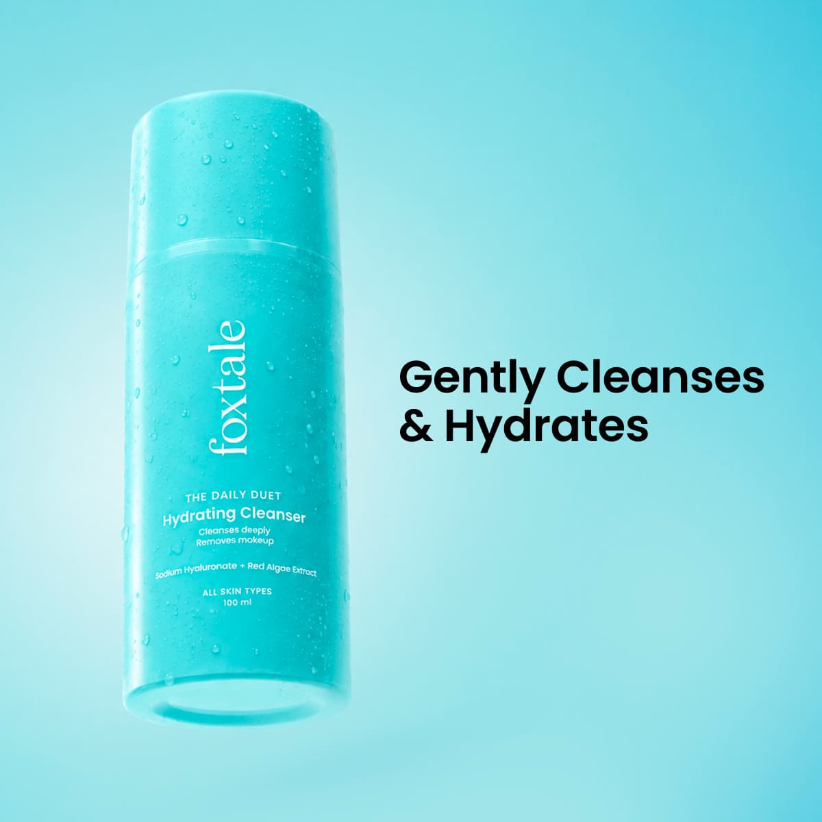 Foxtale facial cleanser range including Super Glow, Oil & Acne Control, and Daily Duet face washes