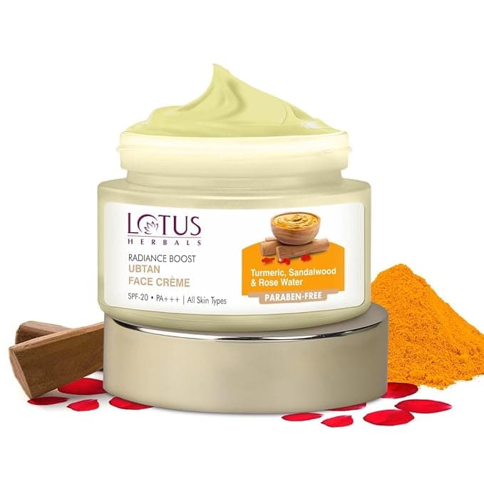 Lotus Herbals Radiance Boost Ubtan Face Cream SPF 20
