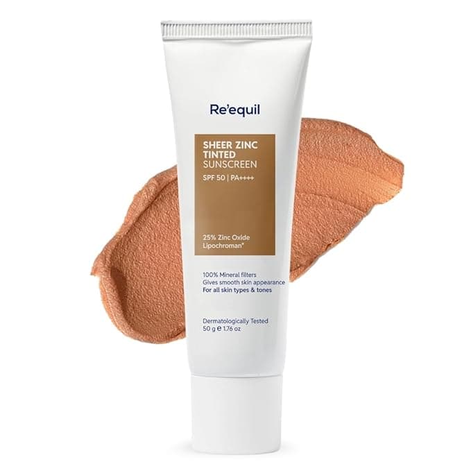 RE'EQUIL Sheer Zinc Tinted Sunscreen SPF 50 PA+++