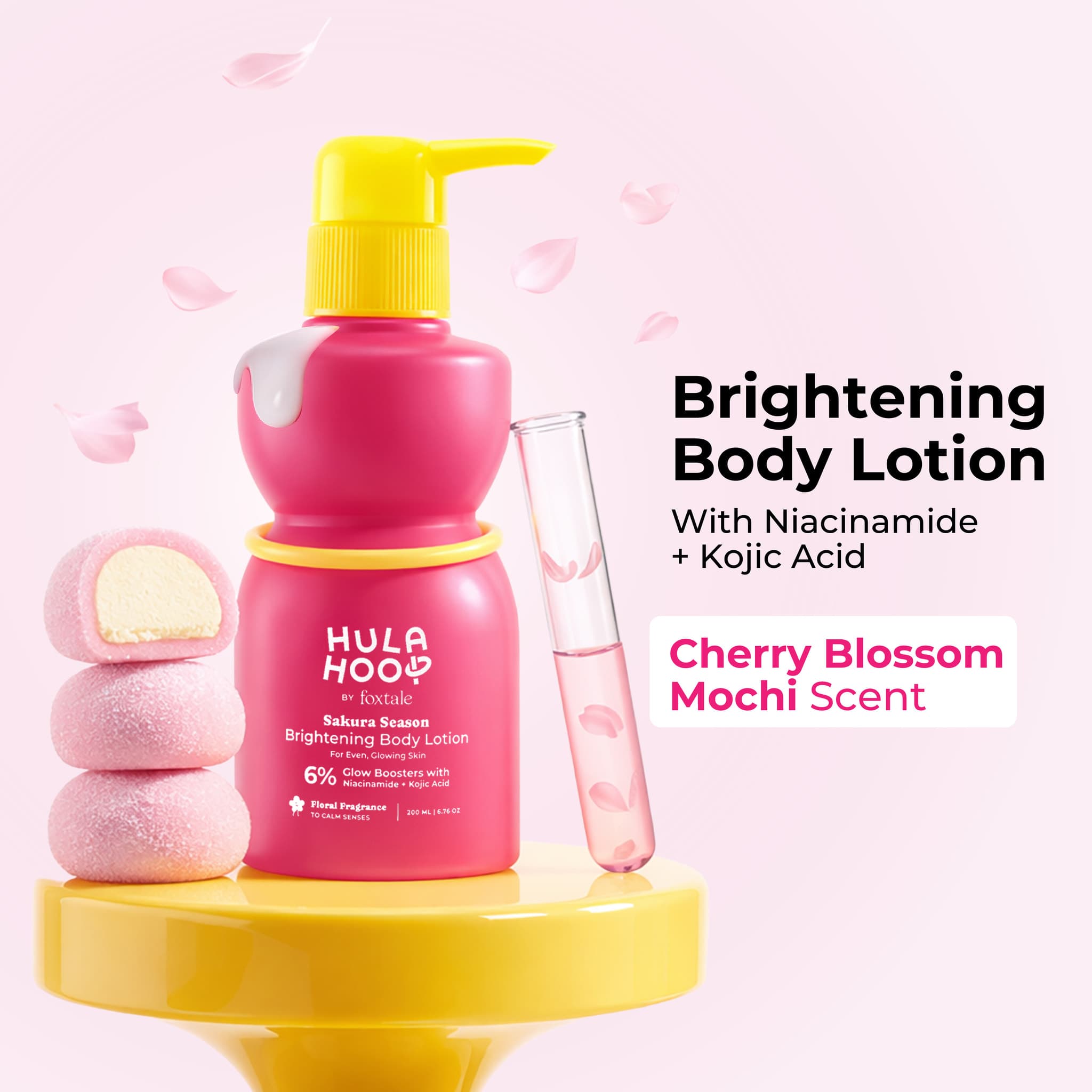 Hula Hoop by Foxtale Sakura Season Brightening Body Lotion SPF 30