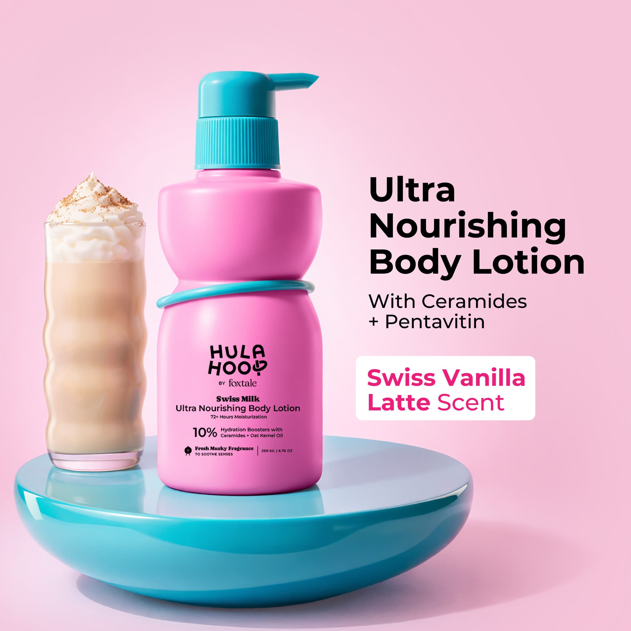 Hula Hoop by Foxtale Swiss Milk Ultra Nourishing Body Lotion